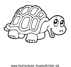 Ausmalbild schildkrãte zum ausdrucken