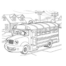 Top free printable school bus coloring pages online