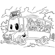 Top free printable school bus coloring pages online