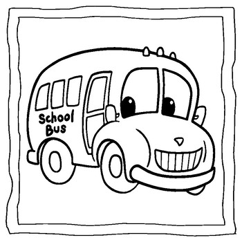 School bus coloring book school bus coloring pages by abdell hida