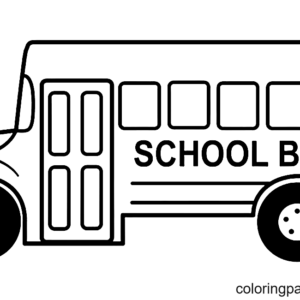 School bus coloring pages printable for free download