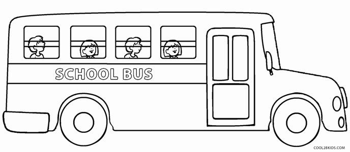 Printable school bus coloring page for kids coolbkids school bus school coloring pages coloring pages inspirational