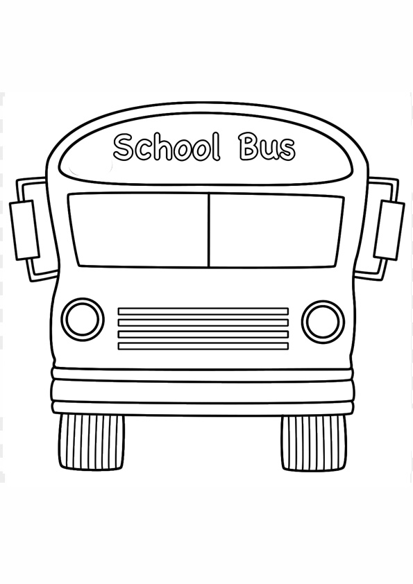 Coloring pages school bus coloring pages for kids