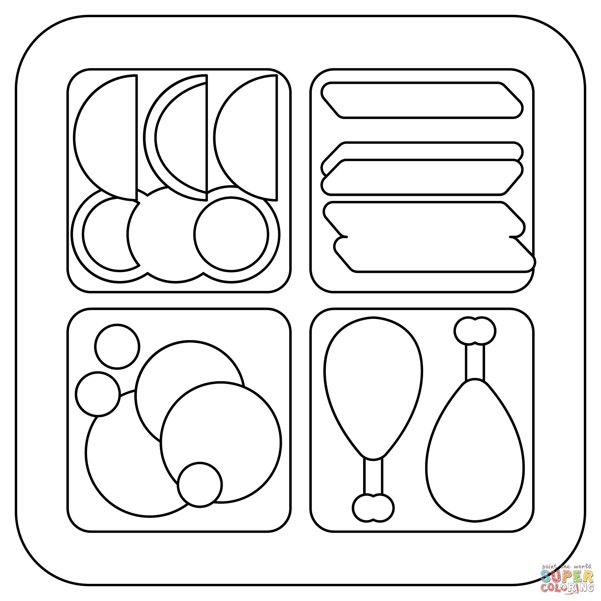 School lunch coloring page free printable coloring pages