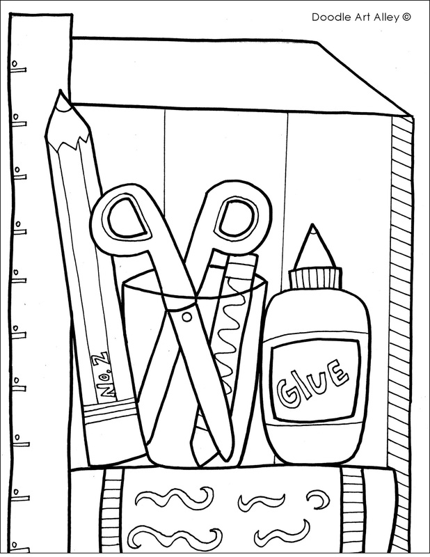 Back to school coloring pages printables