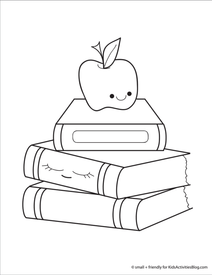 Back to school coloring pages featuring silly school supplies kids activities blog