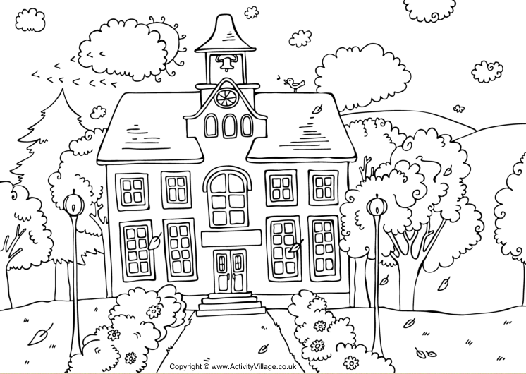 Free and printable back to school coloring pages in pdf