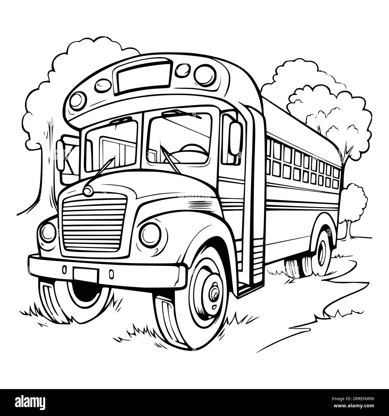 School bus coloring pages pdf hi