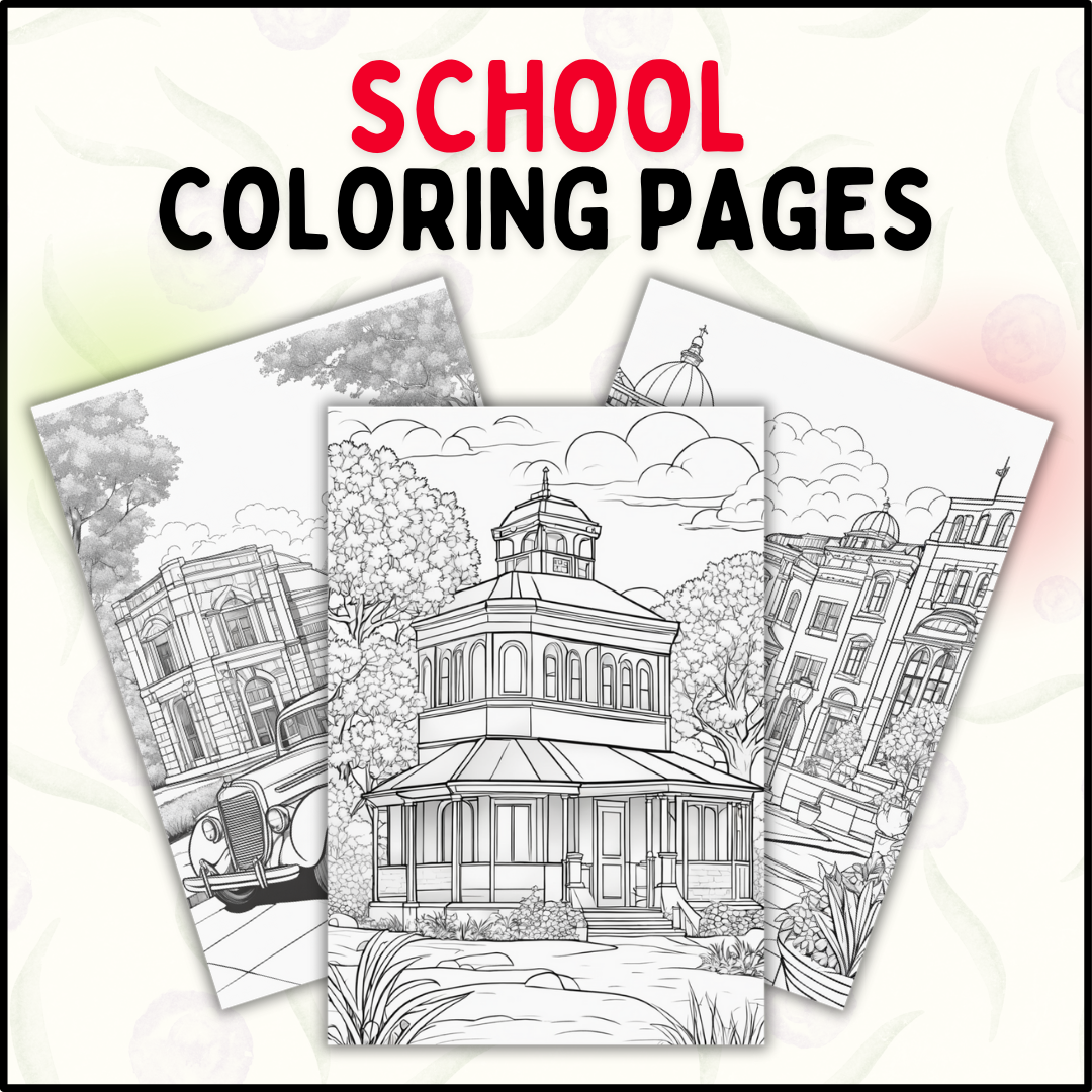 School coloring book for all