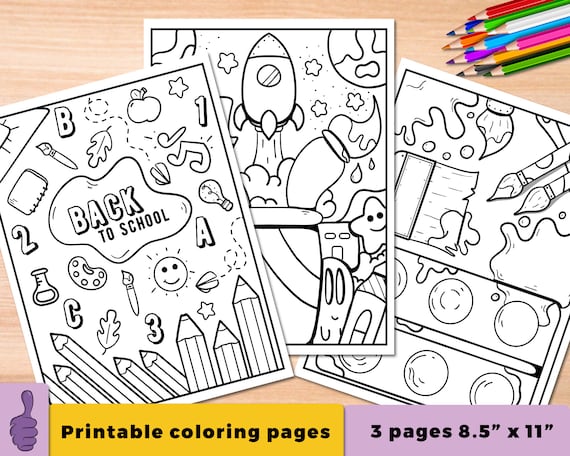 Back to school first day of school printable coloring pages coloring pages for kids