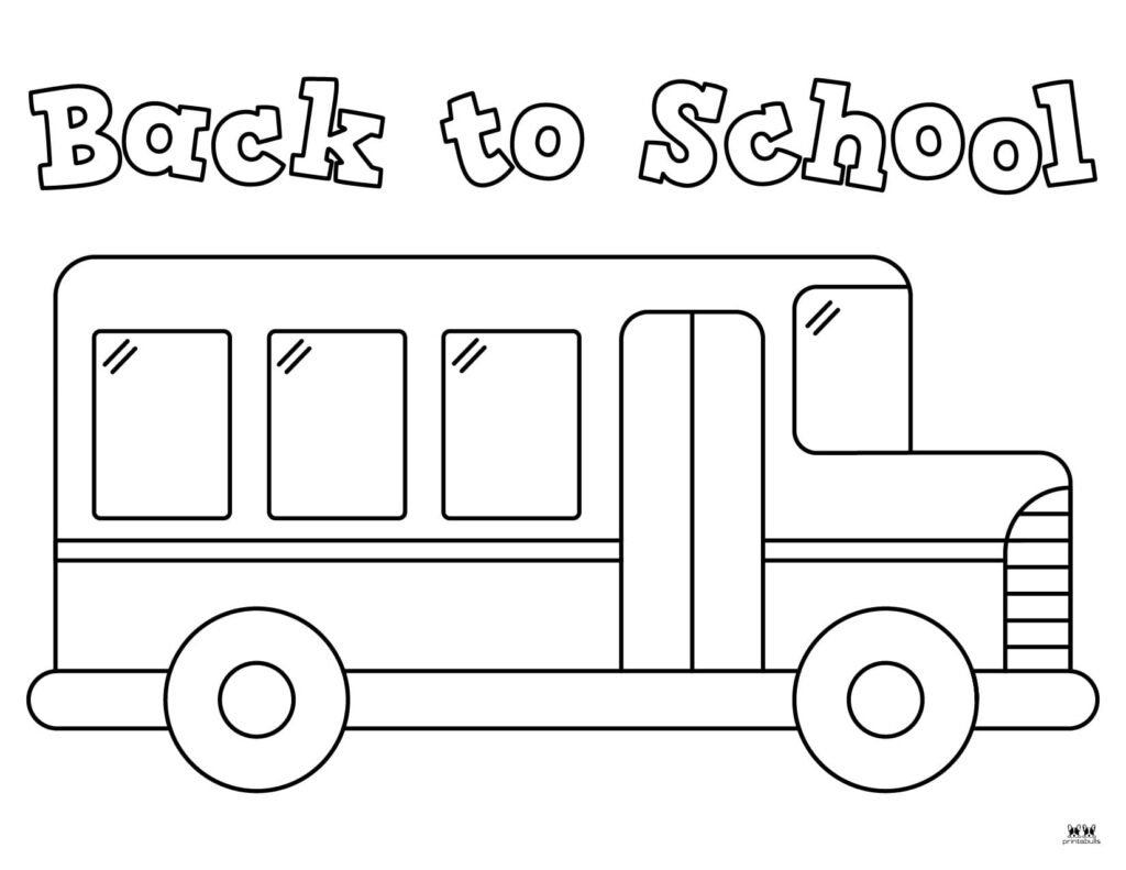 Back to school coloring pages