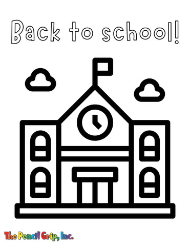 Back to school is here free school themed downloadable coloring pages â the pencil grip inc