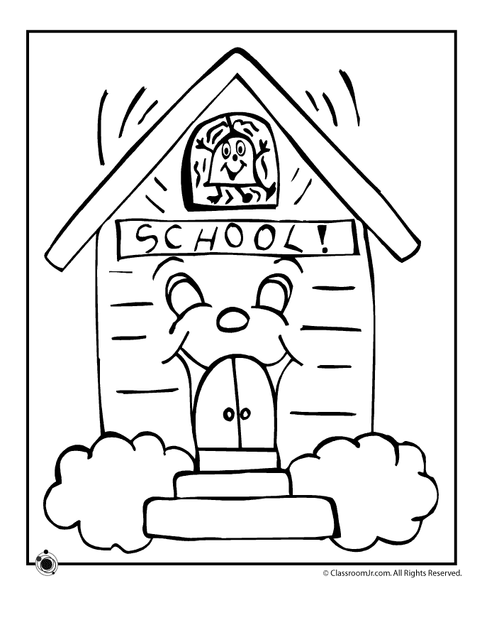 School coloring pages woo jr kids activities childrens publishing