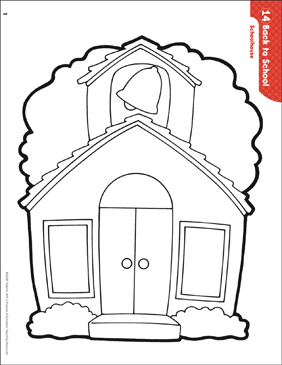 Schoolhouse pattern activities printable lesson plans and ideas