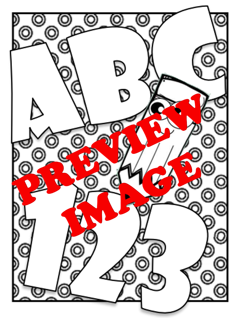 Back to school coloring pages made by teachers