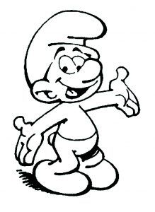 Cute free the smurfs coloring page to download coloriage schtroumpf coloriage les schtroumpfs