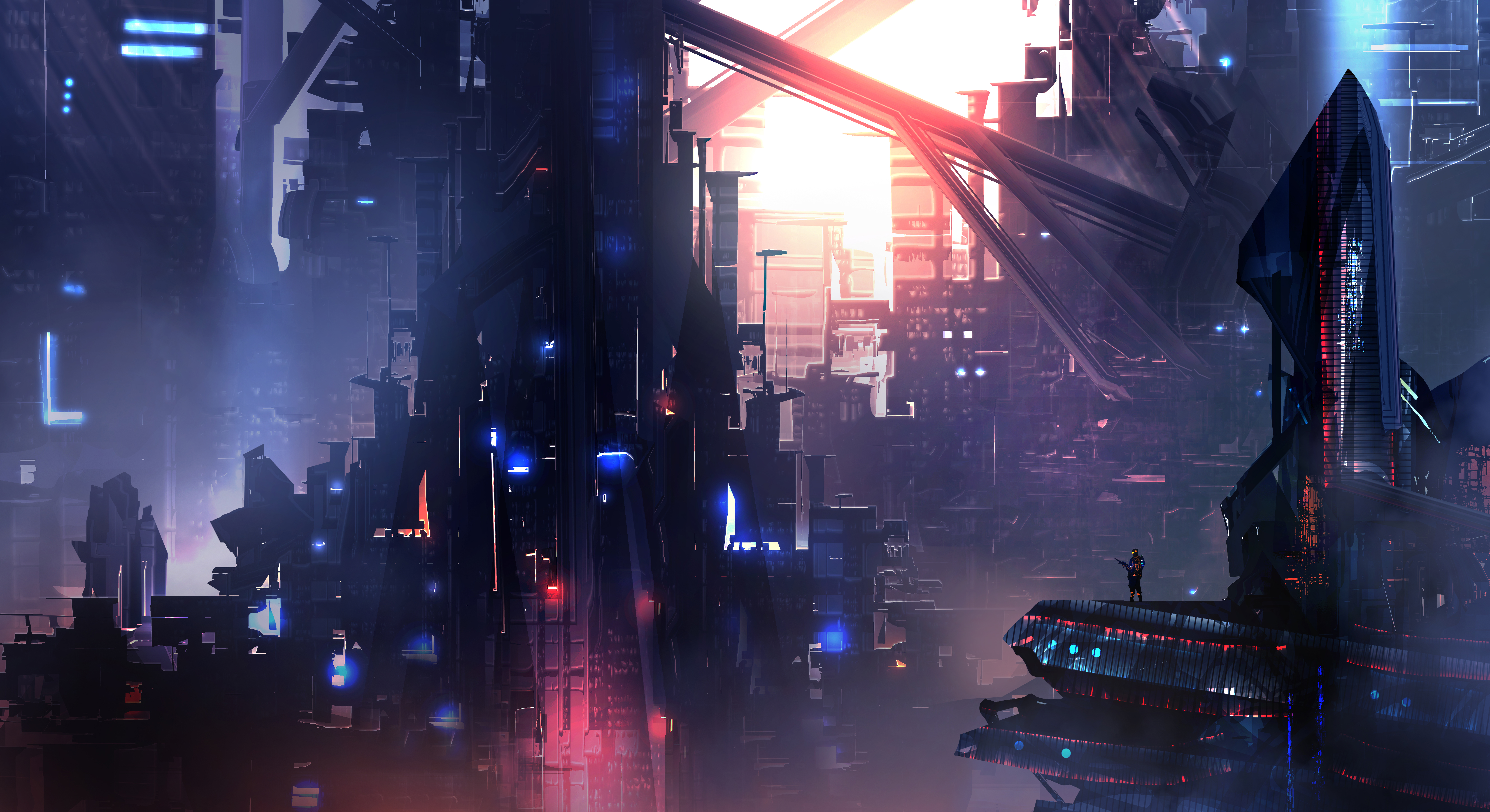 Sci Fi City Background Images, HD Pictures and Wallpaper For Free Download