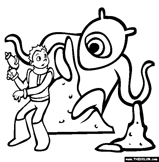 Scifi coloring page free scifi online coloring