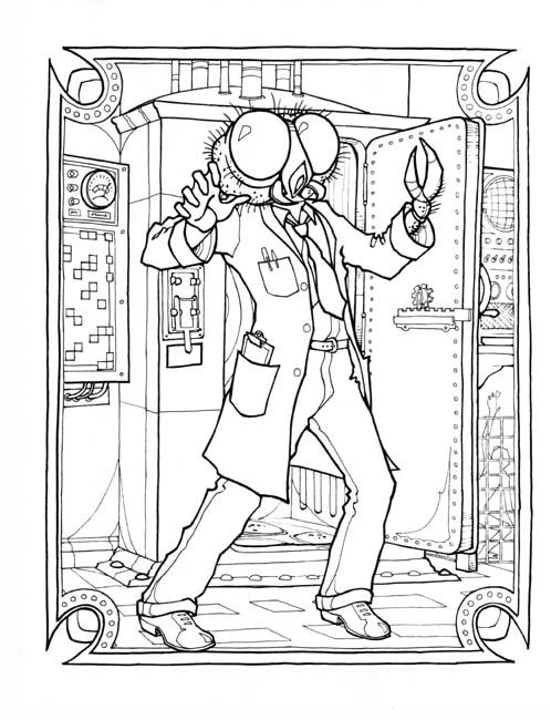 Science fiction coloring pages