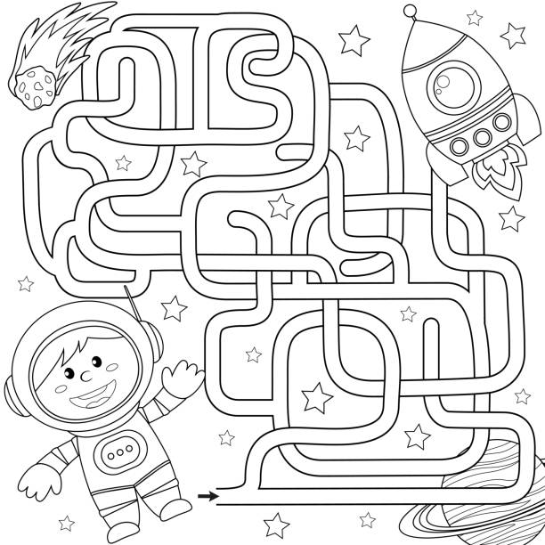 Science coloring pages stock photos pictures royalty