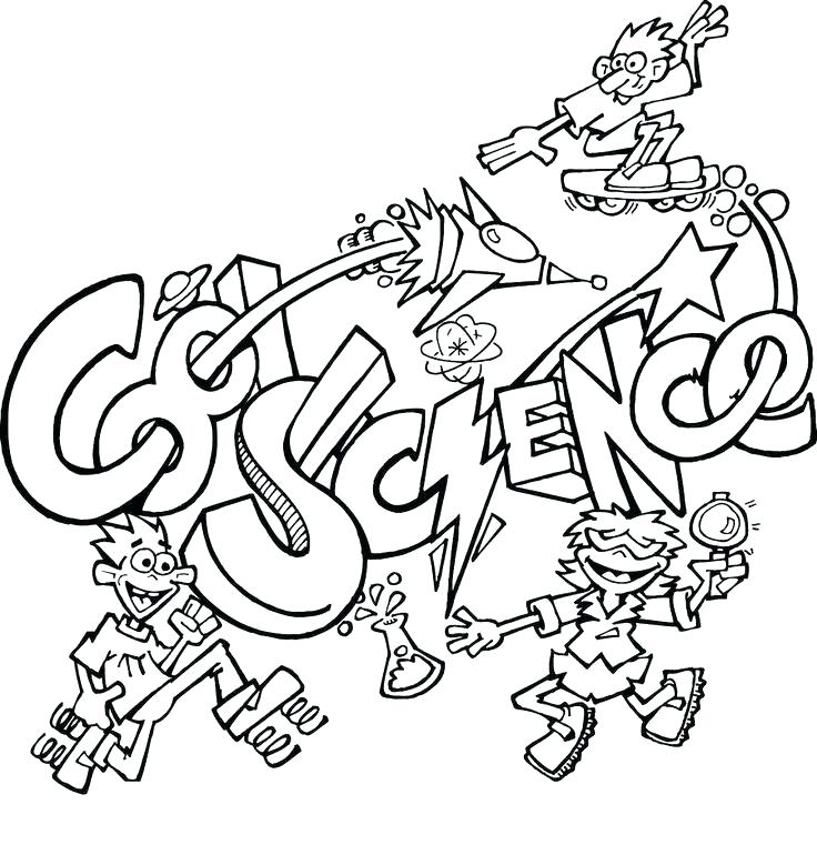 Science coloring pages