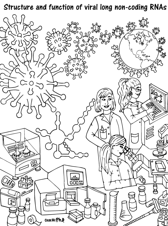 Female scientists inspire women through coloring book