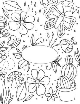 Science colouring page tpt