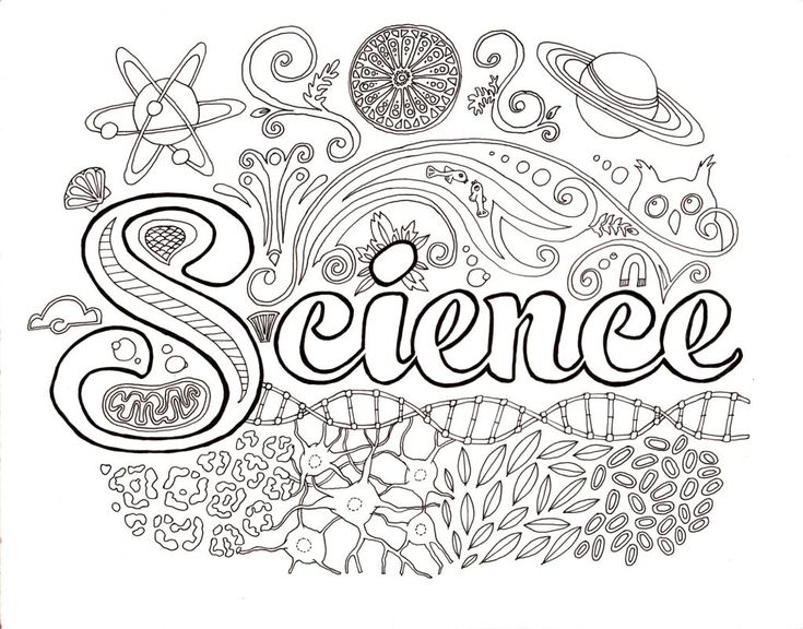 Science coloring pages