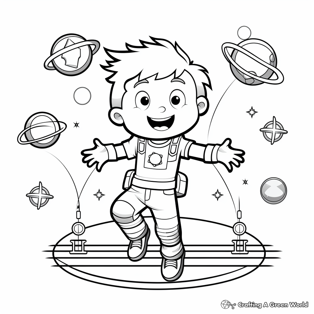 Gravity coloring pages