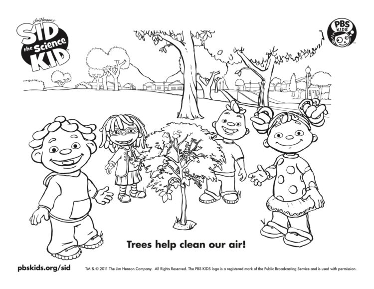 Trees coloring page kids coloring pages kids for parents