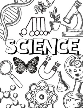 Science colouring page tpt