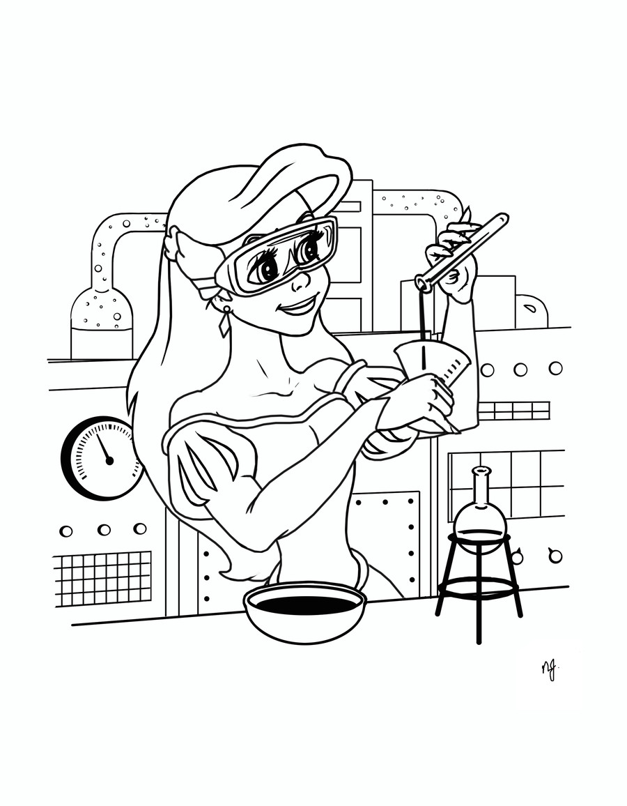 Science coloring pages