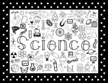 Science coloring sheets tpt