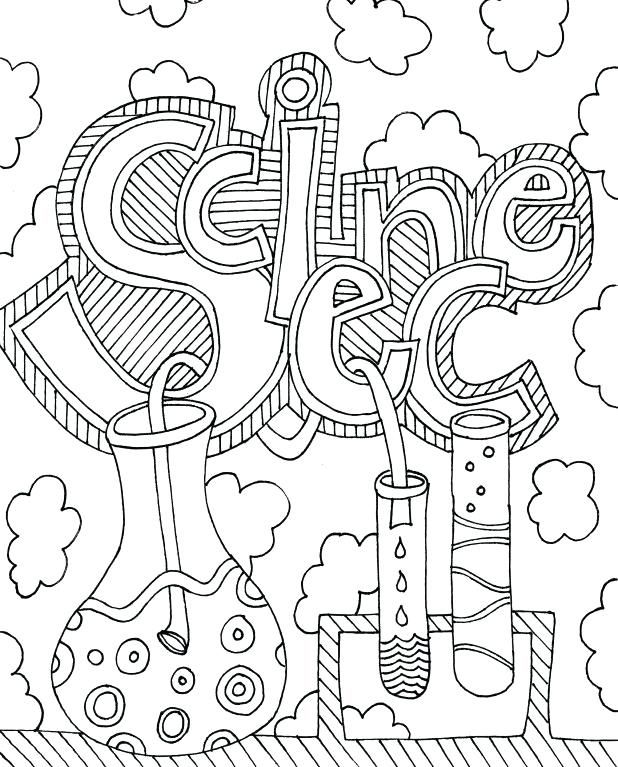 Science coloring pages