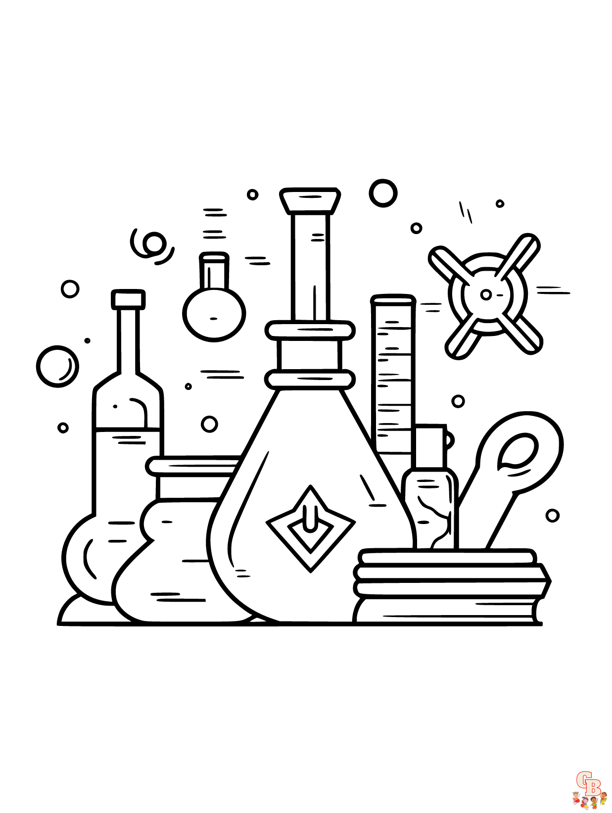 Free science coloring pages for kids