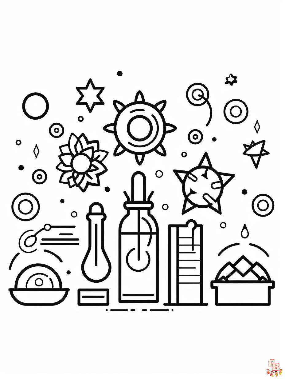 Free science coloring pages for kids