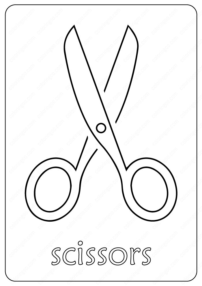 Printable scissors outline coloring pages sewing machine drawing scissors drawing coloring pages