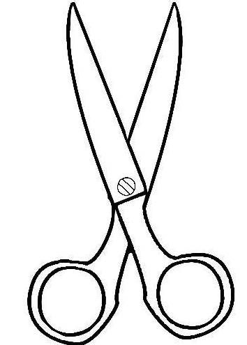 Best scissors coloring pages for children best scissors coloring pages easy coloring pages