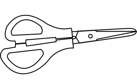 Tool scissors drawing coloring coloring page free printable coloring pages