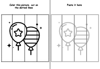 Fourth of july cuttg skills colorg pages motor skills worksheet by swati sharma