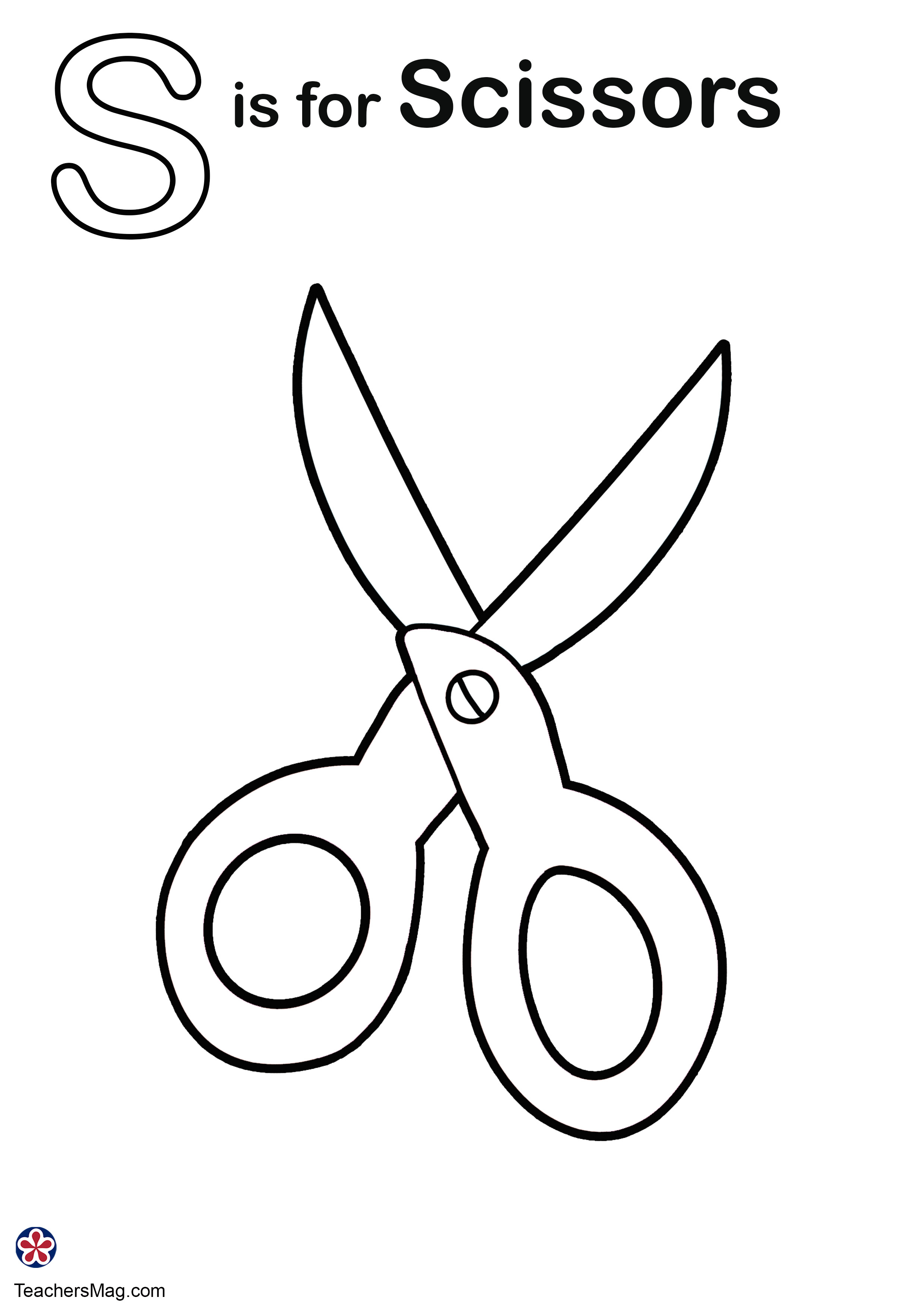 Letter s coloring pages