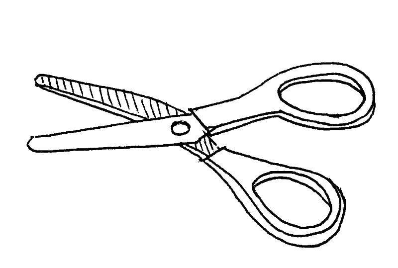 Online coloring pages coloring page scissors school supplies coloring download and print free