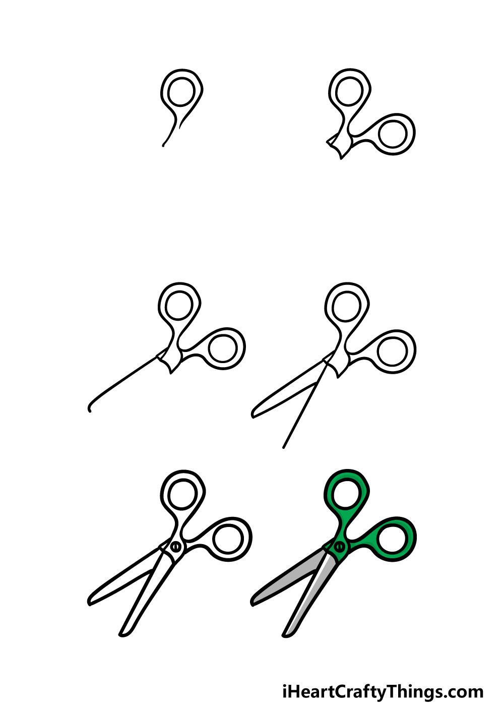 Scissors drawing