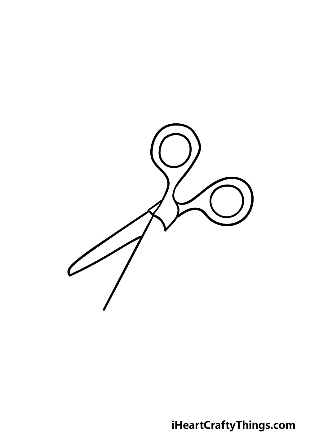 Scissors drawing