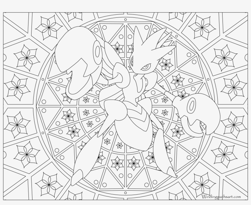 Scizor pokemon coloring page