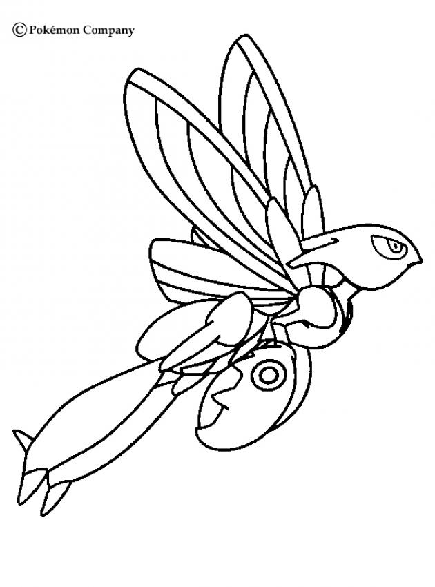 Bug scizor coloring pages