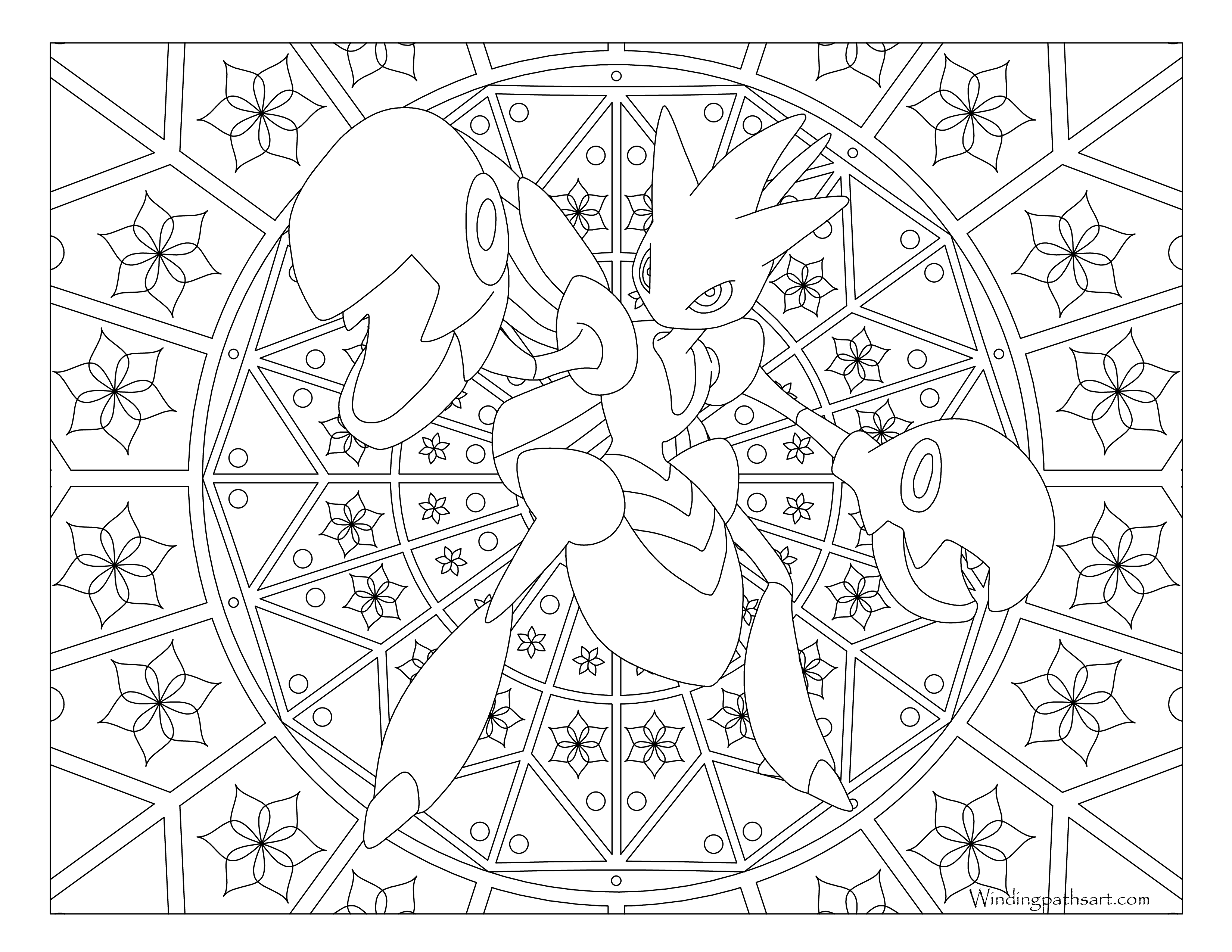 Scizor pokemon coloring page