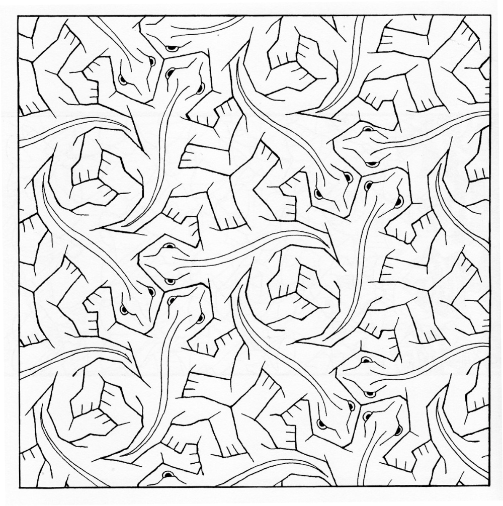 Escher printable coloring pages sketch coloring page escher art mc escher coloring pages