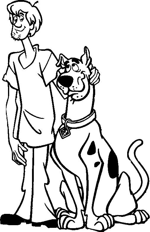 Coloring pages scooby doo coloring pages