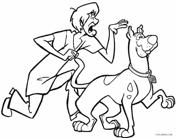 Printable scooby doo coloring pages for kids coolbkids scooby doo coloring pages cartoon coloring pages scooby doo images